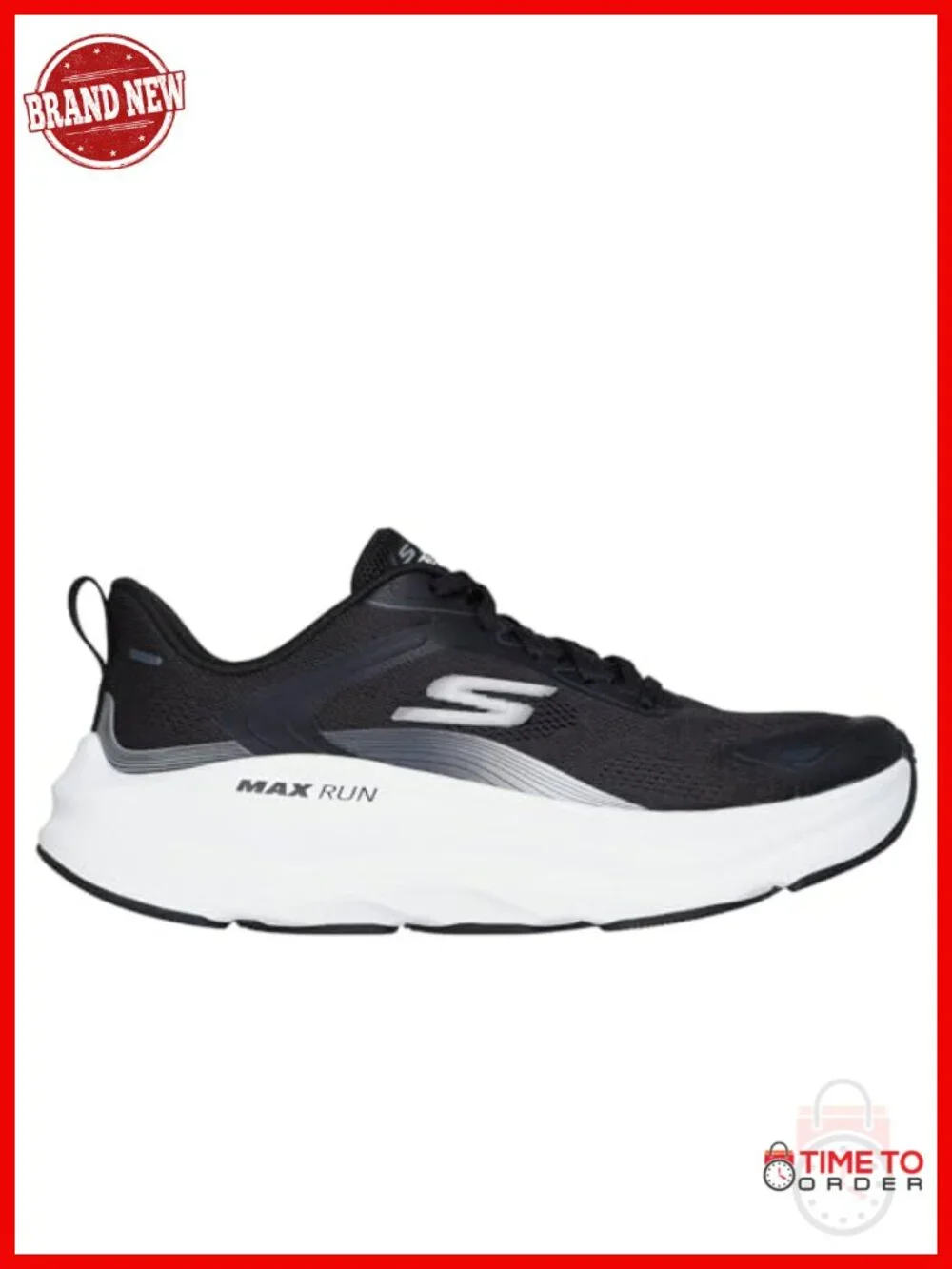 Max Cushioning Running Shoes with Goodyear Outsole, Breathable Mesh